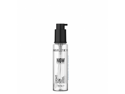 SELECTIVE NOW LIGHT ON Priemonė šiurkštiems, nepaklusniems ar garbanotiems plaukams, 100 ML